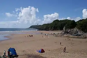 Die Caswell Bay im August 2008