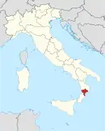 Lage innerhalb Italiens