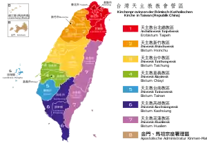 Karte der Kirchenprovinz
