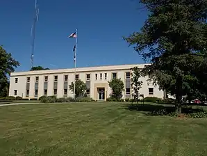 Das Cedar County Courthouse in Tipton