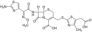 Strukturformel von Cefodizim