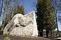 Memorial für Eduards Veidenbaums auf dem Friedhof von Liepa