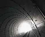 Lärmschutz beim Tunnelausgang