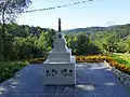Eine Stupa im Buddhistischen Zentrum
