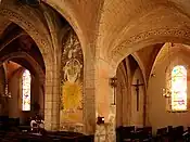 Innenraum derKirche Sainte-Foy
