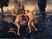„Taufe Christi“,(Sammlung Gallarati Scotti, Mailand)