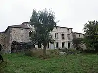 Schloss Gemmelaincourt vor dem Brand