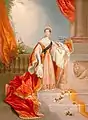 Krönungsbild der Königin Victoria, Pastellzeichnung, 1837