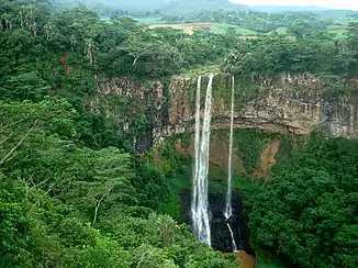 Chamarel-Wasserfall