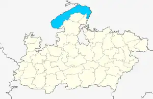 Lagekarte der Division