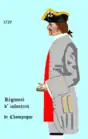 Régiment de Champagne 1720 - 1734