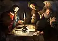 Le Repas d’Emmaüs, Öl auf Leinwand, Trophime Bigot (erste Hälfte des 17. Jahrhunderts)