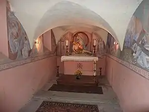 Chorraum unterhalb der Ölberggruppe
