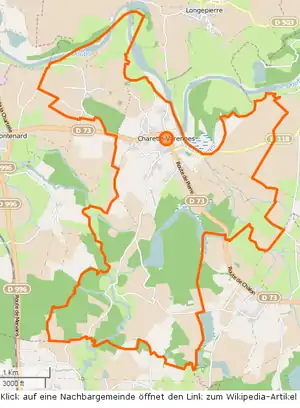 Charette-Varennes mit seinen Nachbarorten