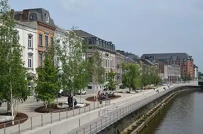 Pilgerroute in Charleroi.