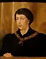 Porträt mit Kette des Ordens vom Goldenen Vlies, um 1470