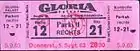 Eintrittskarte Gloria-Palast 5. September 1963