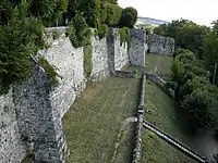 Innenseite der Burg