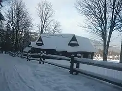 Weg im Winter