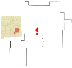 Geographische Lage Roswells in New Mexico