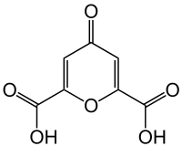 Strukturformel der Chelidonsäure