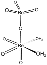 Strukturformel von Perrheniumsäure