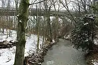 Pont de Lancy über die Aire