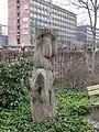 Harald Stephan: Großer Akt, Holz, 1979