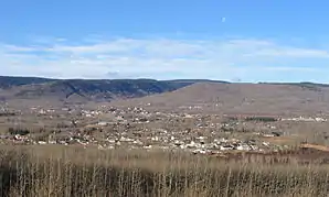 Blick über die Gemeinde Chetwynd