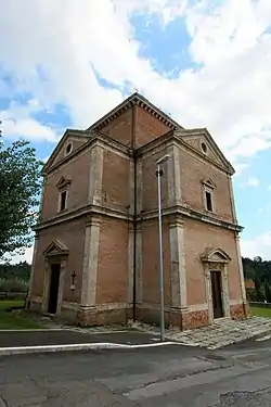 Ansicht von der Straße Via Madonna della Rosa