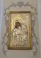 Ikone der Hodegetria (Dexiokratusa) mit Riza in der Chiesa Santa Maria Assunta in Frascineto