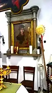 Ikone der Hodegetria im Altarraum (Bema) in der Chiesa Santa Maria Assunta in Villa Badessa