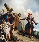 Via Crucis VI Veronika reicht Jesus das Schweißtuch