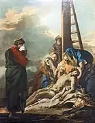 Via Crucis XIII  Jesus wird vom Kreuz genommen und in den Schoß seiner Mutter gelegt