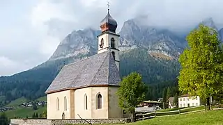 Kirche Santa Fosca im Ortsteil Santa Fosca