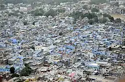 Blick vom Fort auf die Stadt Chittorgarh