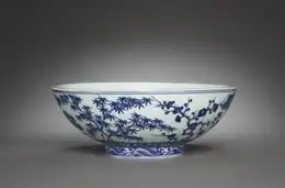 Blau-Weiß-Schale