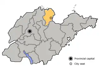 Lage in Shandong