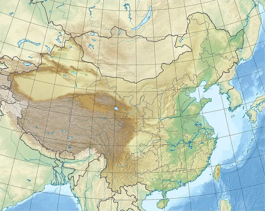 Lokalisierung von Shaanxi in China