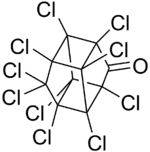 Strukturformel von Chlordecon