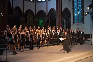 Chor der Leibniz Universität, A-cappella-Konzert in der Christuskirche am 18. Juli 2015