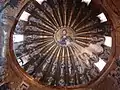 Genealogie Jesu und Christus Pantokrator, Mosaik in der Südkuppel im Esonarthex