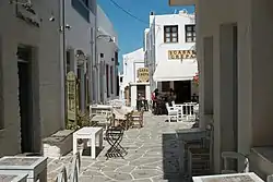 Blick in die Gassen von Chora