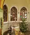 Chorraum und Altar, Weihnachten 2010