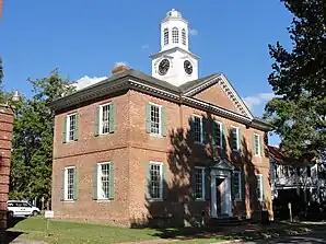 Chowan County Courthouse, gelistet im NRHP mit der Nr. 70000447