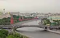 Ausblick von der Kathedrale auf Moskwa und Kreml