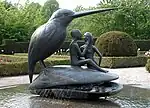 Vogelbrunnen  im Britzer Garten in Berlin