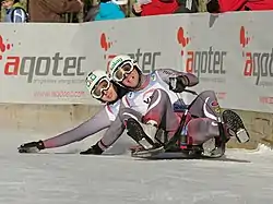 Gerhard Mühlbacher (hinten) und Christian Schatz bei der EM 2010