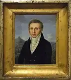 Hofrat Christian von Kieser (Öl auf Leinwand, kleinformatig, undatiert, um 1810)