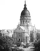 Die Christuskirche am Tag ihrer Einweihung am 2. Juli 1903